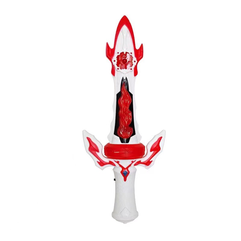 泰迦软胶人偶火花光镯超人变形玩具套装变身器熔岩之剑