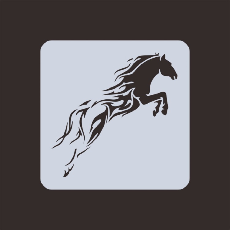 跨境供应镂空绘画模版墙绘喷涂模版儿童学生图案马手账模版