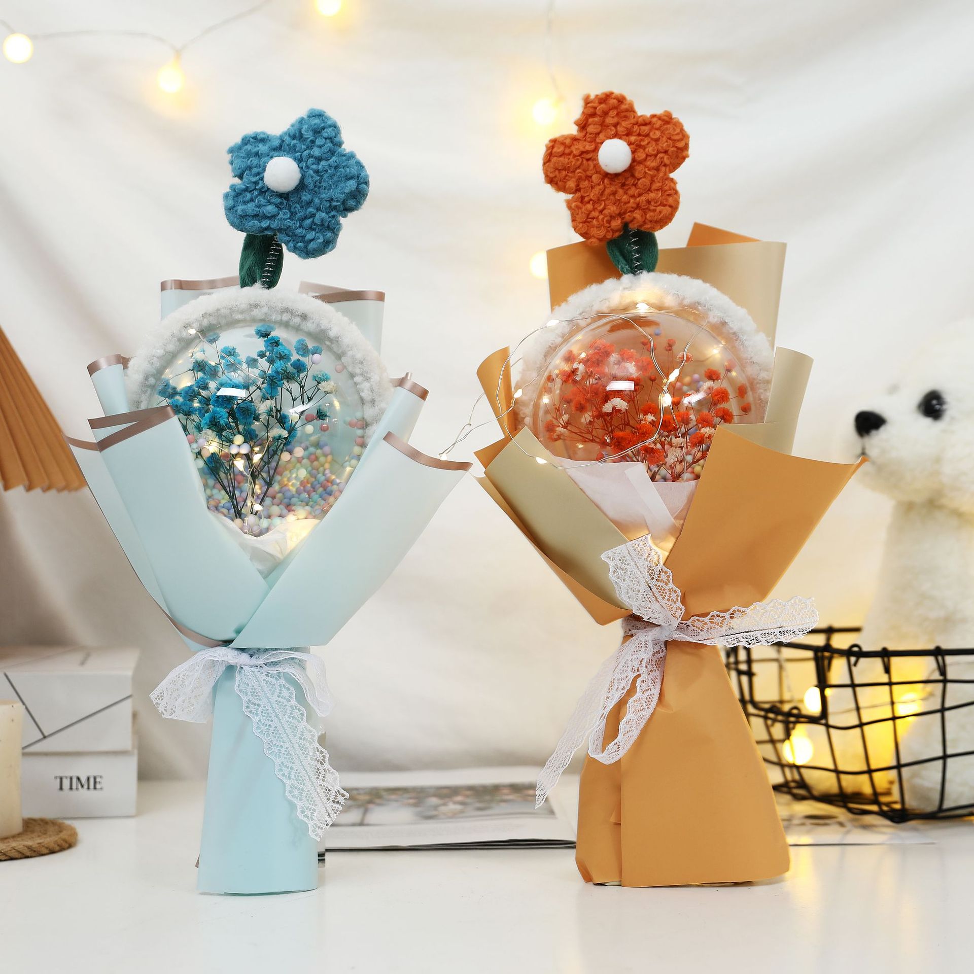 教师节波波球花束满天星网红球520一件代发手提礼品批发-阿里巴巴