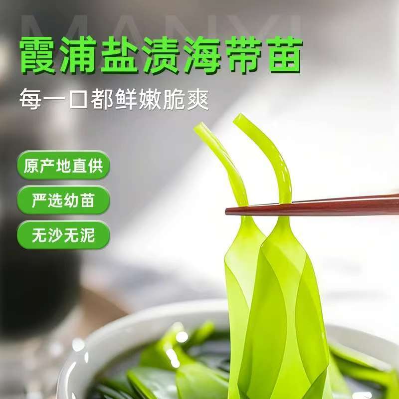 【商用批发】霞浦特产海带嫩苗500g非特级干货新鲜芽菜苗火锅食材