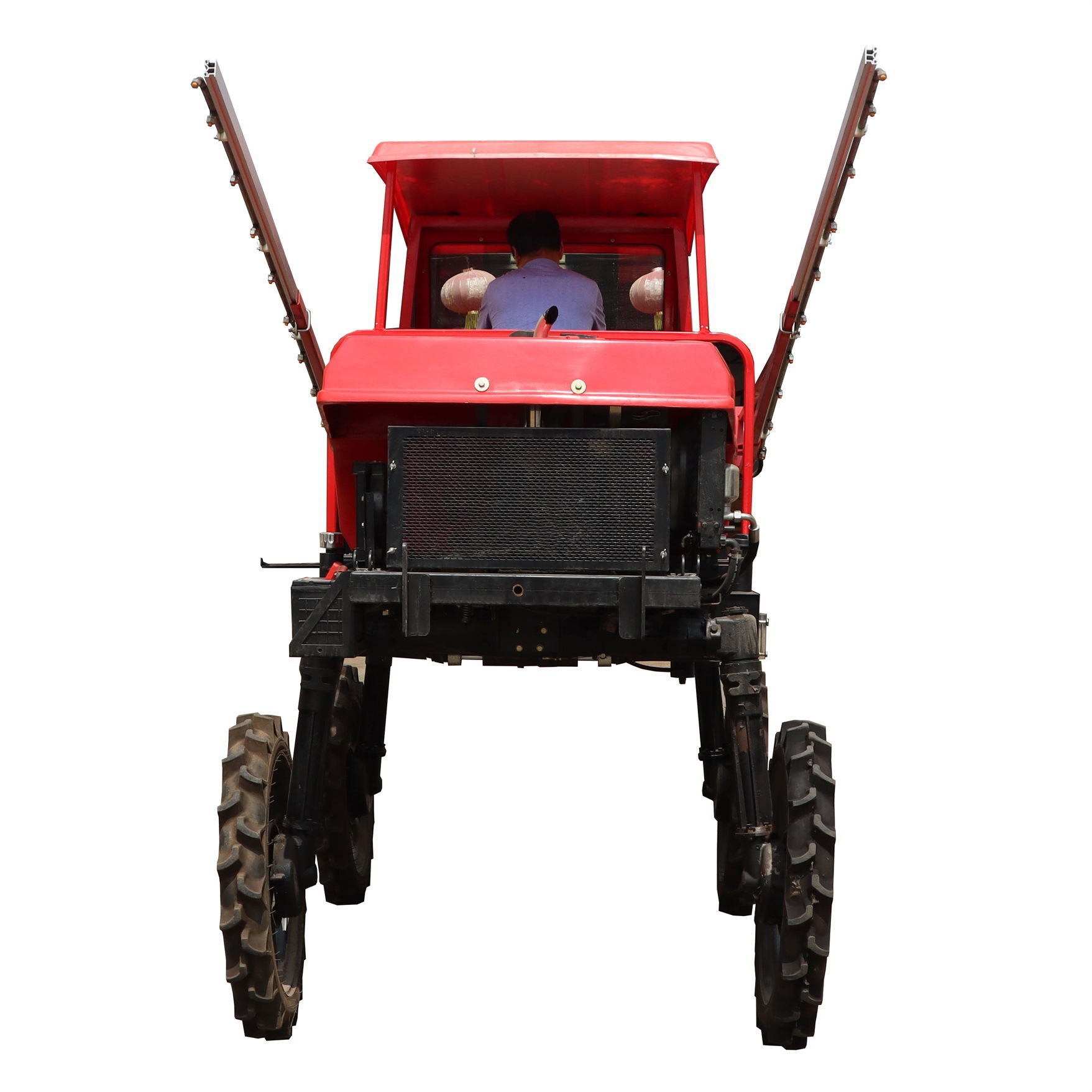 工厂定制自走式柴油高地隙水田旱田两用打药机