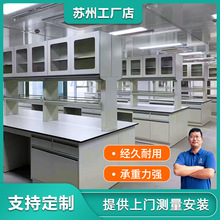 化验室全钢操作台化学实验桌试验台通风柜钢木实验台实验室工作台