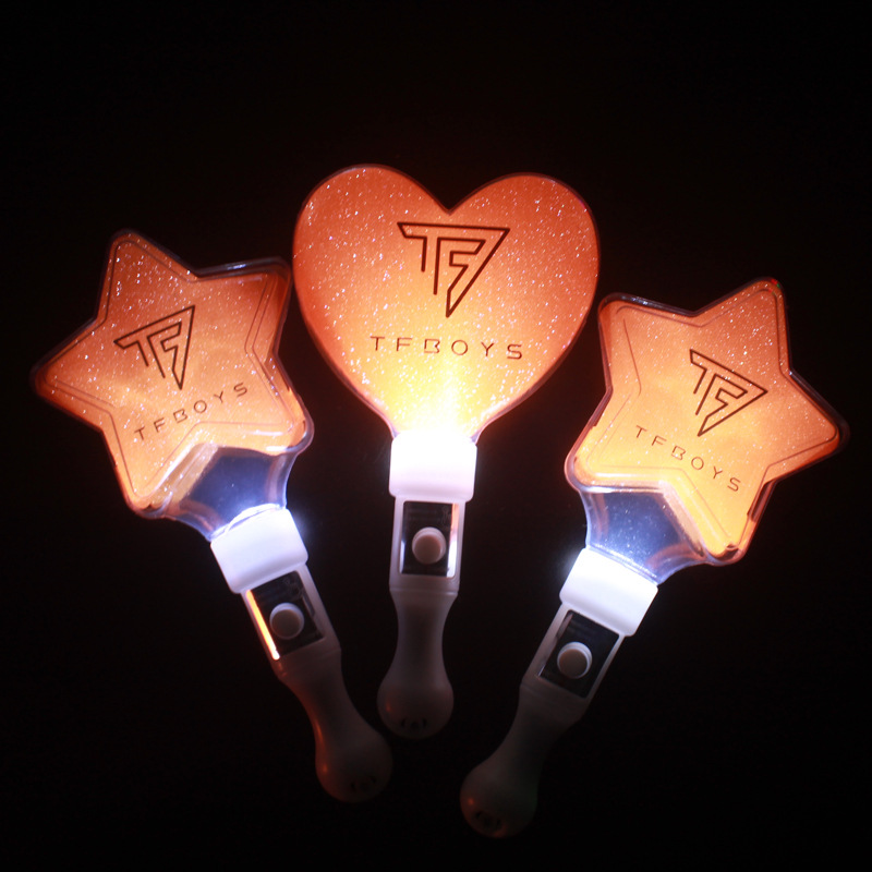 tfboys演唱会荧光棒批发王俊凯王源易烊千玺应援棒闪光棒发光棒