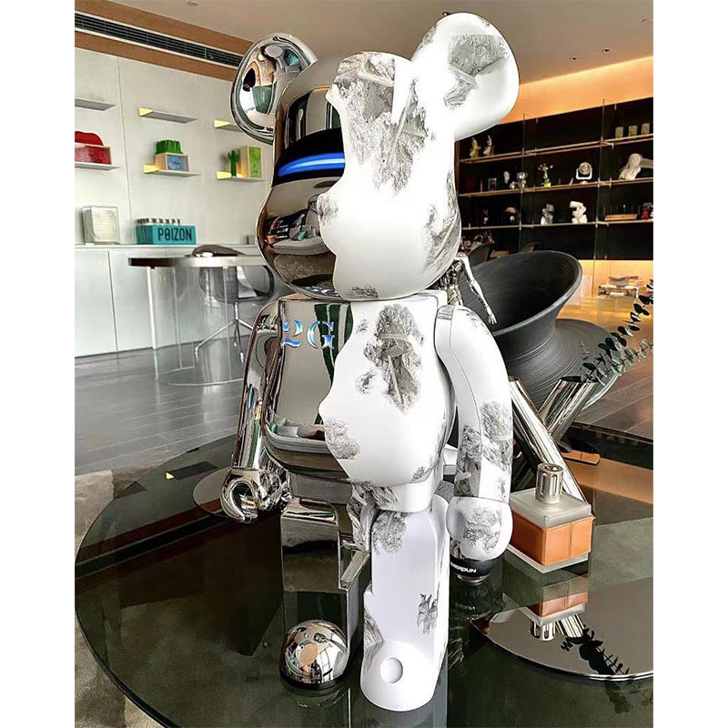 bearbrick1000%空山基2g暴力熊积木熊潮玩公仔客厅落地大摆件70cm