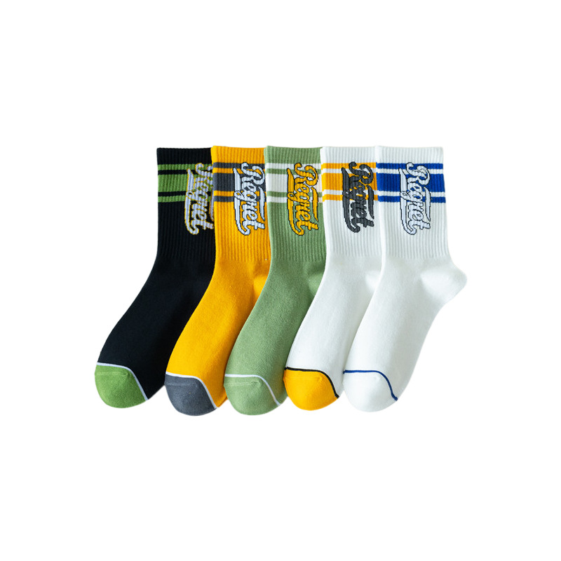 Youth SocksMen's Middle Tube SocksNew Autumn Cotton SocksIns Trendy Deodorant Student Sports Basketball SocksWholesale