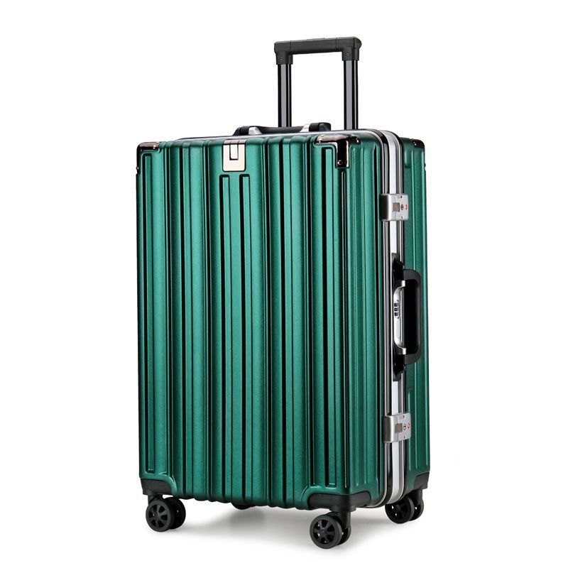 Aluminium Frame Luggage Luggage Men's Large Capacity Universal Wheel Student 24 Password Suitcase Female Cross-Border Suitcase Wholesale