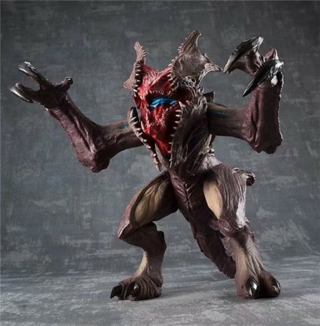 环太平洋2 雷霆再起 ranjin怪兽 雷怪手办 盒装公仔玩偶摆件批发