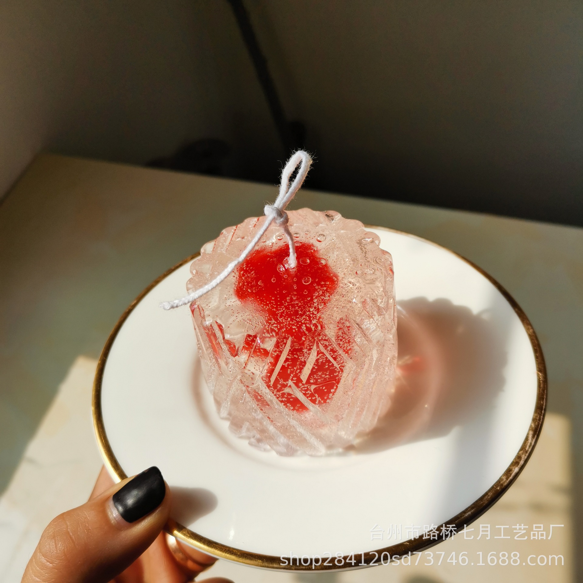 手作diy果冻蜡烛香薰蜡烛原料大豆蜡果冻蜡生日材料