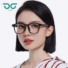 新款平光眼镜架 方框素颜防蓝光眼镜男女同款TR90插针眼镜可配镜
