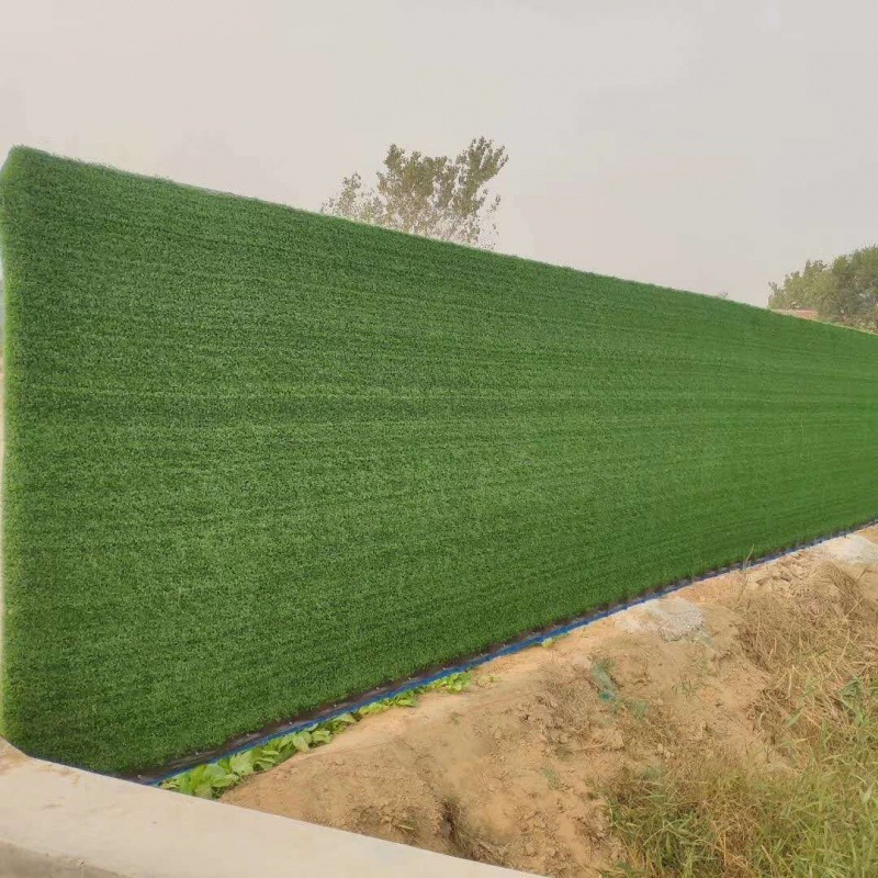 围挡草坪建筑工地绿色人工草皮围墙市政工程外墙仿真网假绿化批发