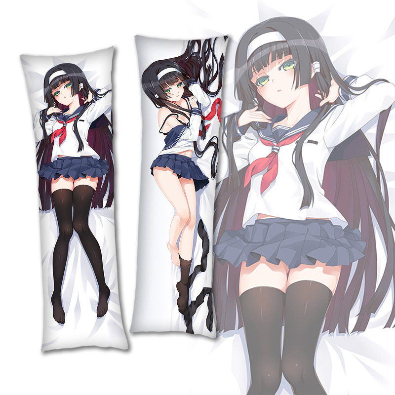 动漫周边抱枕美少女万华镜莲华动漫双面等身宅男抱枕定制代发