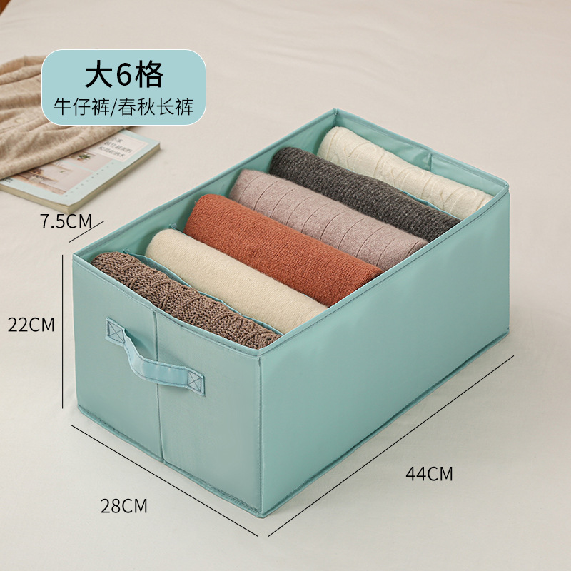 Clothes Denim Pants Drawer Storage Box Clothes Compartment Buggy Bag Home Tool Clothes Organizing Box Storage Box