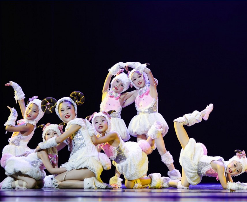 第十届小荷风采演出服儿童羊羔跪乳舞蹈服幼儿园动物服小羊表演服