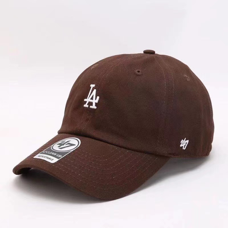 47brand Small Standard Soft Top Ny Hat Baseball Cap Letter Cap Adjustable Trendy La Sun Hat