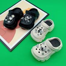 新款EVA儿童拖鞋防滑包头卡通可爱洞洞鞋儿童男女幼童凉拖鞋