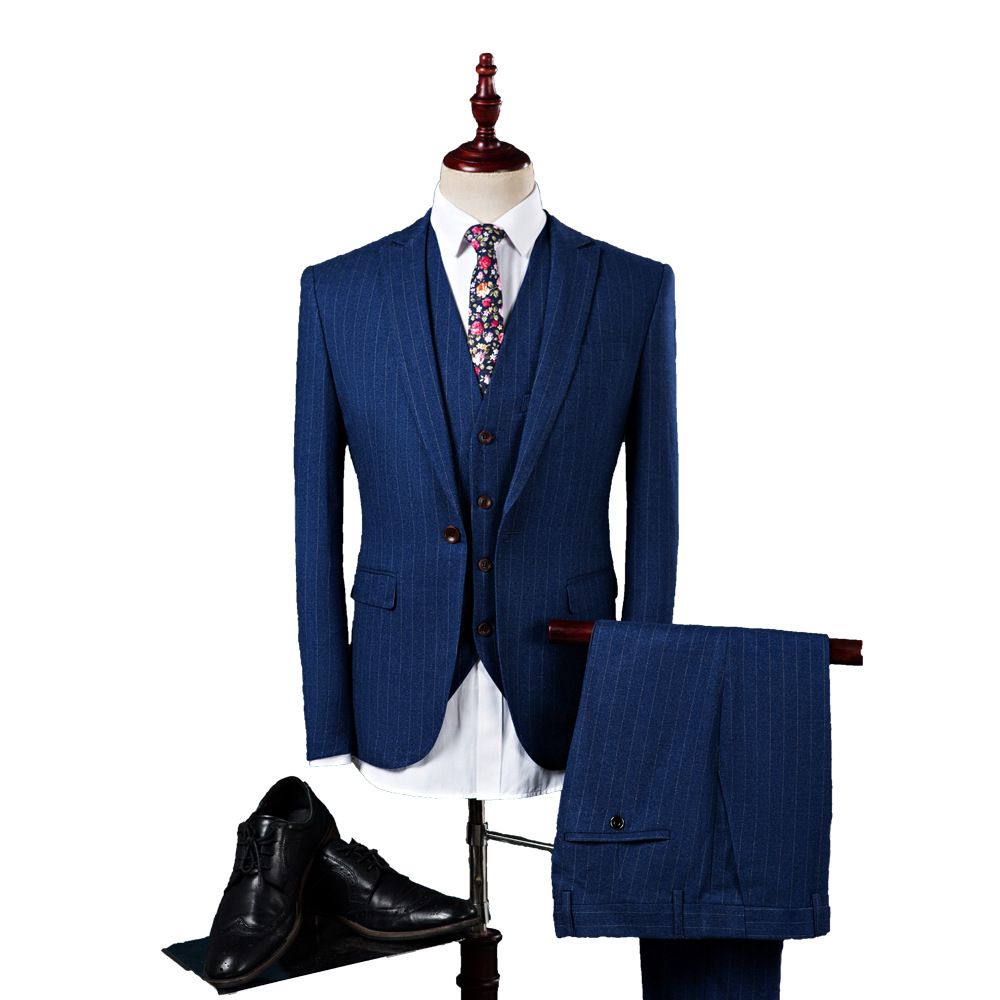 运动西服套装男