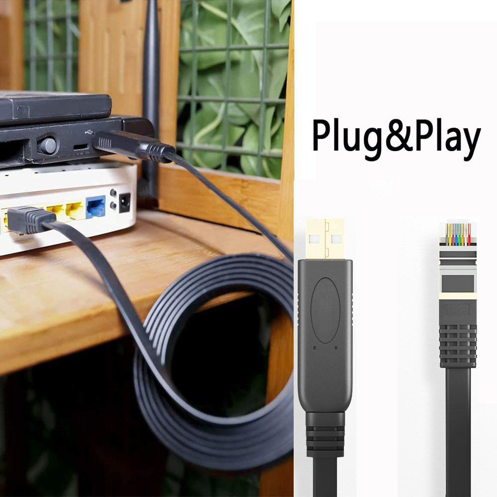 usb转rj45 console线 适用华为思科锐捷路由器调试线配置线