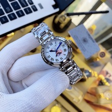 厂家代发志林同款心月系列浪家罗马小表盘日月星辰石英女款手表