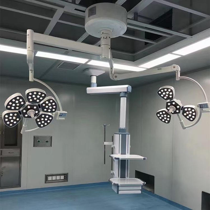 插单2022夏综合医院手术室led手术灯美容整形无影灯花瓣双头医用吊式