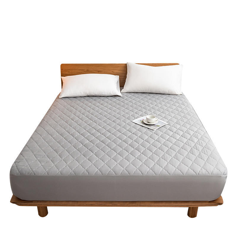 2024 New Thickened Bedspread Plain Waterproof Brushed Bedspread Four Seasons One-Piece Wholesale Simmons Dust Cover