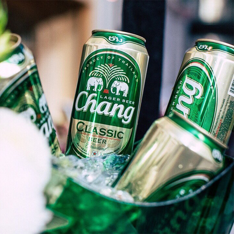 chang泰国泰象牌啤酒500ml 24罐装整箱泰国啤酒批发