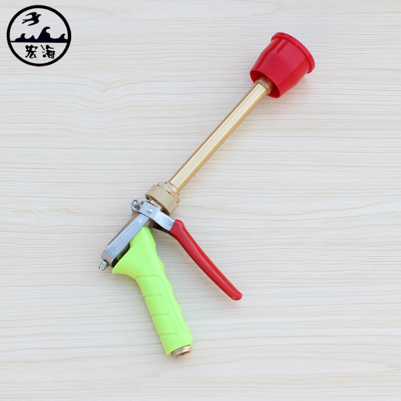 农用高压喷枪加厚 手捏式喷雾枪 打药机果树喷药可调雾化远射喷头