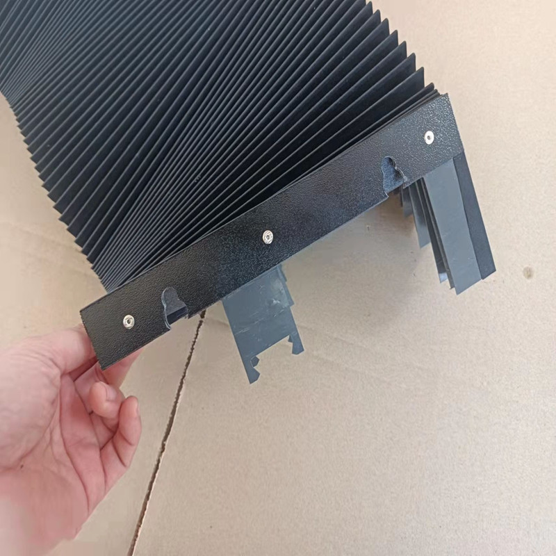 宏牛3015激光切割机导轨防护罩风琴伸缩防尘罩防火星盔甲防尘布