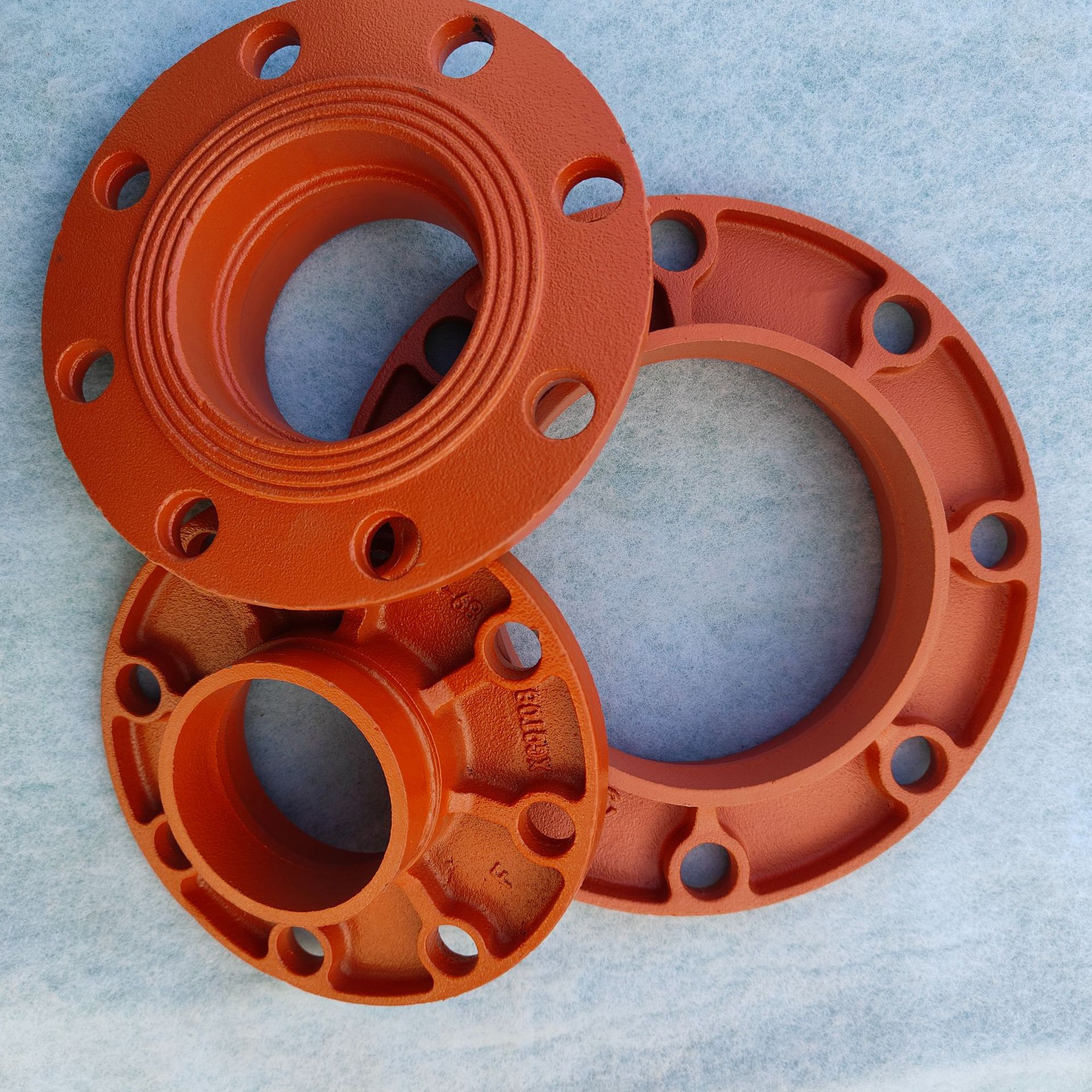 沟槽管件沟槽法兰盘转换法兰消防管件沟槽卡箍法兰转换法兰批发