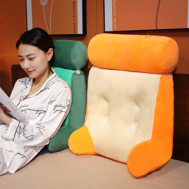 床头软包大靠背靠垫沙发榻榻米卧室床上抱枕三角腰靠枕可拆洗枕头