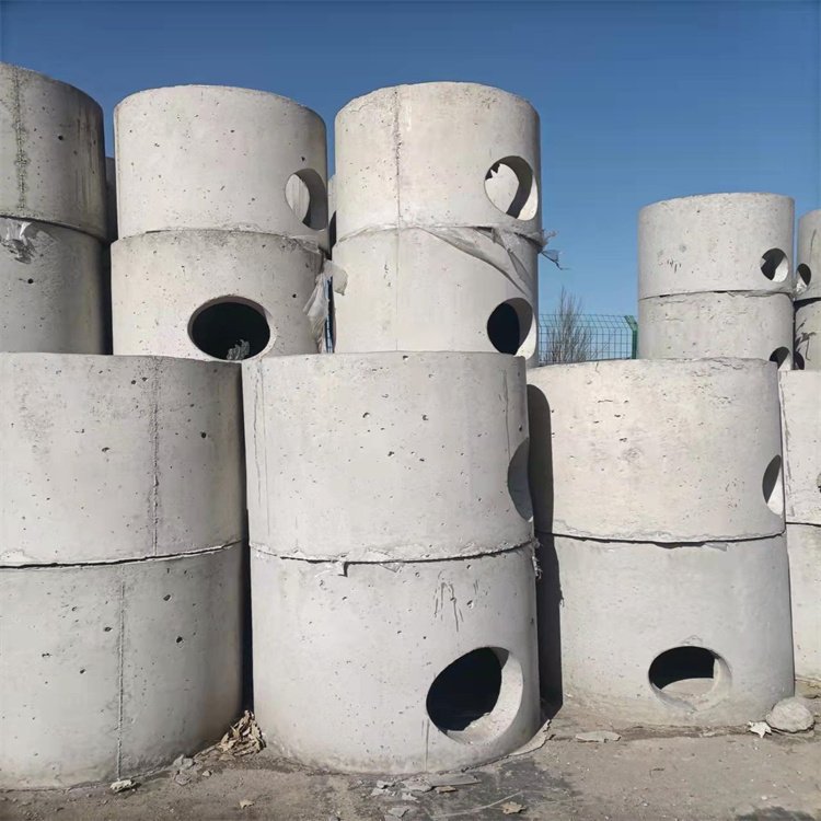 广州水泥沉砂井预制检查井厂家钢筋混凝土污水井筒井座大型方井