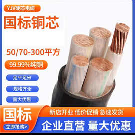 徽宁集团 WDZB-YJY 4X120 +1X70 5芯 低烟无卤 国标 电力电缆