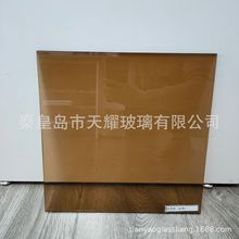 【热销】秦皇岛4.6mm金茶深茶建筑原片玻璃