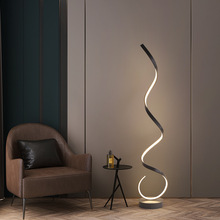 极简落地灯北欧设计师客厅线条灯创意个性沙发卧室样板房立式灯具