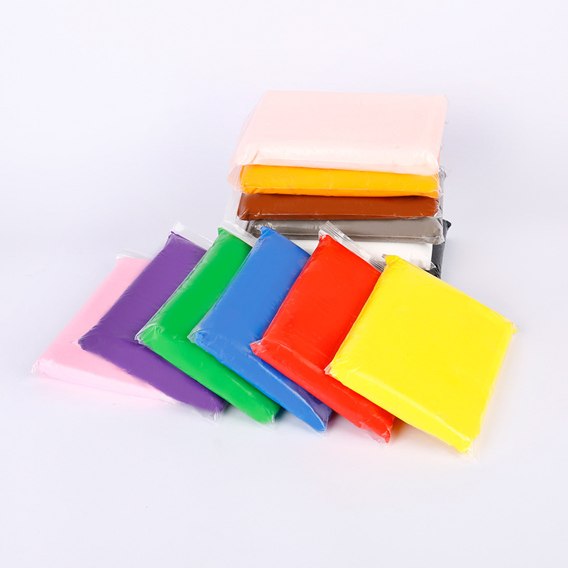 厂家批发500g袋装超轻粘土玩具彩泥太空泥橡皮泥儿童手工diy黏土