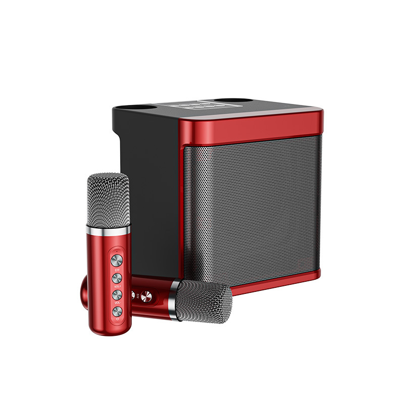 YS-203 Family KTV Singing Karaoke Set Wireless Bluetooth Speaker Microphone Mouthpiece Audio All-in-One Machine