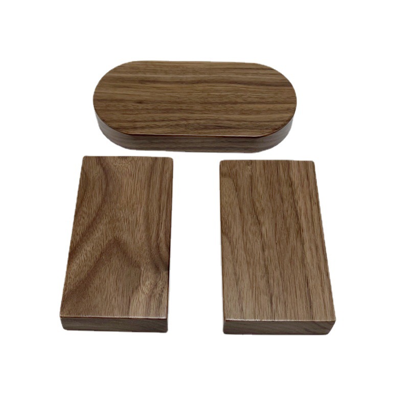 Black Walnut Wooden Base Rectangular Oval Wooden Base Medal Wooden Pallet Creative Solid Wood Pendant Crafts