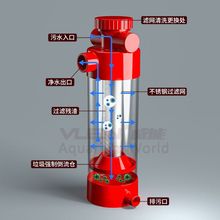 鱼缸粪便收集分离器鱼马桶三合一净水循环系统净化过滤器养鱼利器