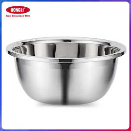 1%宏利家用食品级304不锈钢碗双层防烫防摔儿童小碗宝宝饭碗单个龙岩