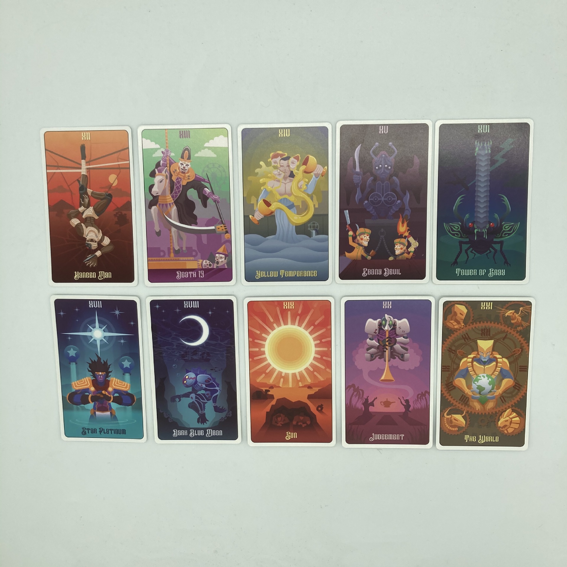 jojo的奇妙冒险之旅塔罗牌jojo荣神塔罗牌jojo奇妙冒险桌游牌53张