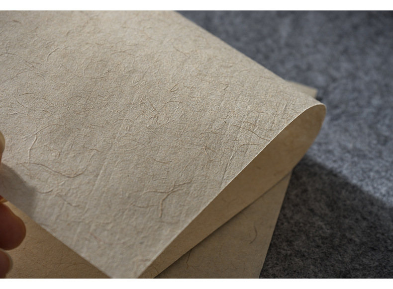 纯手工楮皮黄麻纸半生熟宣纸仿古小楷写意花鸟山水国画毛笔练习纸