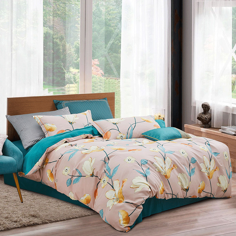 firs 杉杉家纺60s精梳棉印花四件套qfs-18822 流光漪彩-阿里巴巴