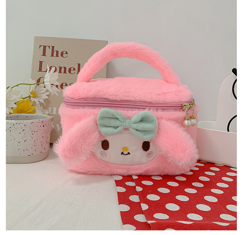 Good-looking Children's Cute Plush Cartoon Portable Storage Wash Bag Large Capacity Portable All-Match Cosmetic Bag Wholesale