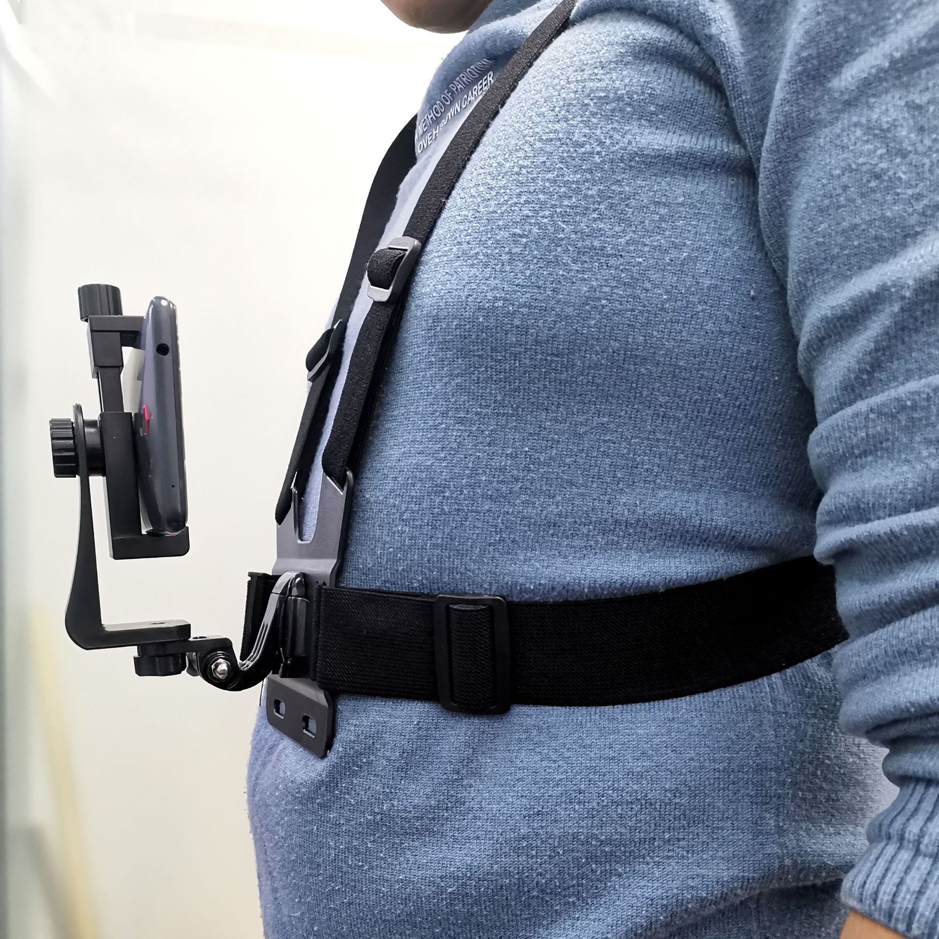 适用于苹果 iphone 三星 华为手机胸带固定拍摄肩带胸前拍摄支架