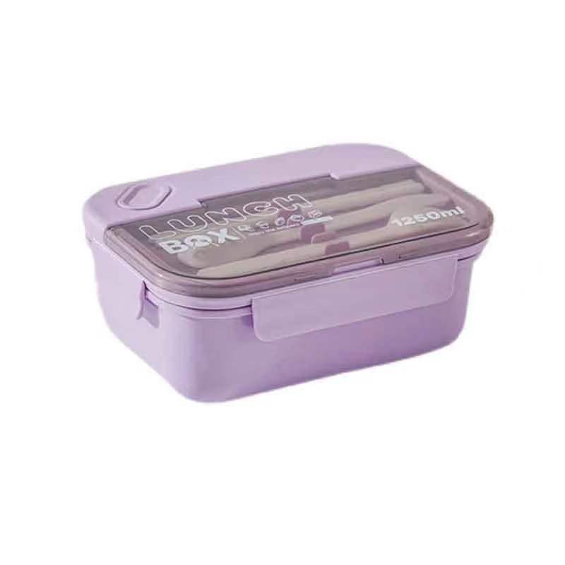 Japanese-Style Plastic Lunch Box Children's Bento Box Crisper Student Female Insulation Portable Meal Lunch Box Meal