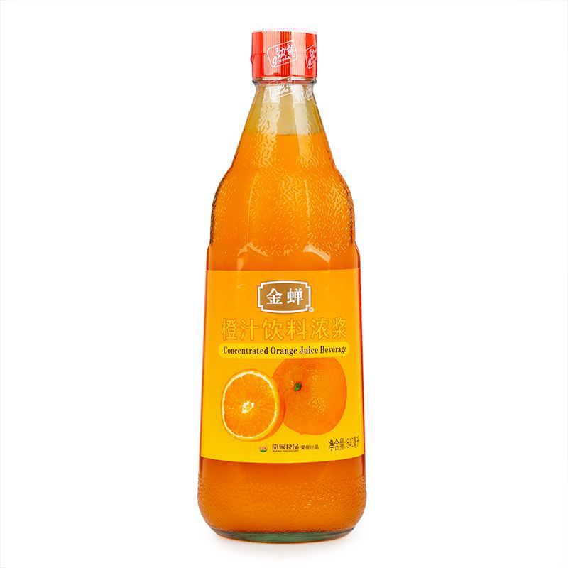 金蝉橙汁浓缩果汁商用饮品饮料冲饮金桔柠檬水果味浓糖浆可乐原料