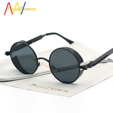 Round Metal Sunglasses for Men Women Retro UV400 sun glasses