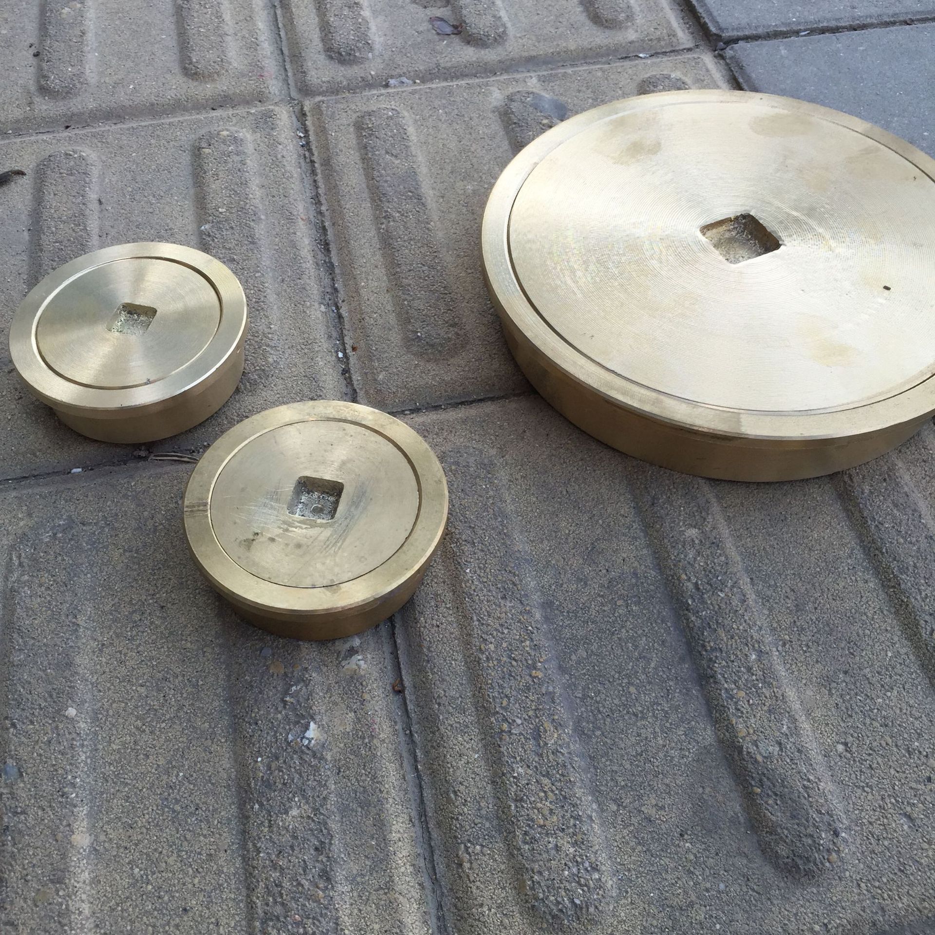 wj型全铜清扫口 04s301-11全铜清扫口 一字扣铜内螺纹清扫口