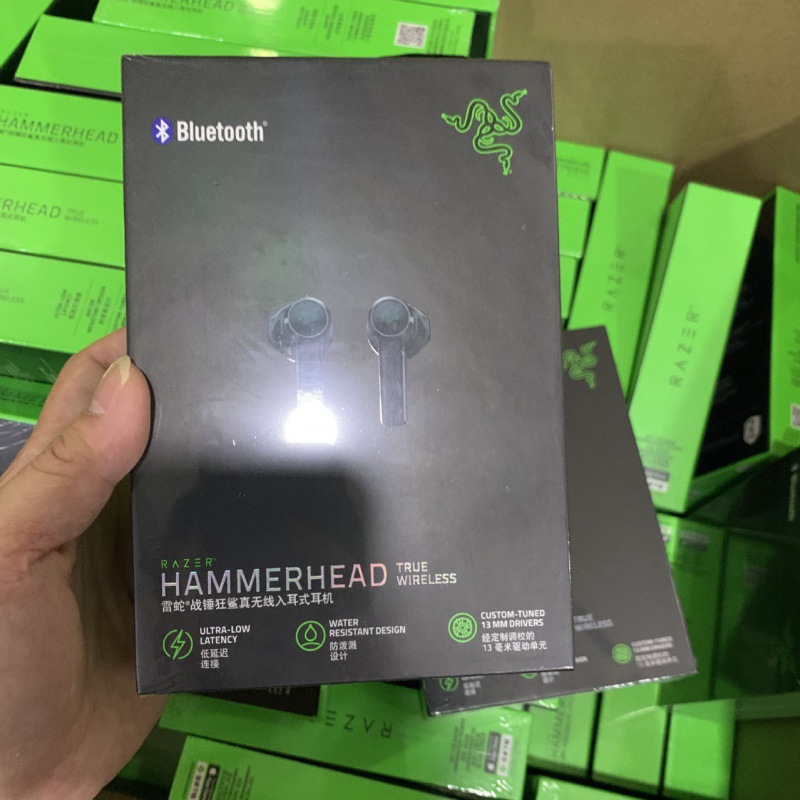 适用razer战锤狂鲨真无线延迟吃鸡游戏入耳式运动蓝牙耳机tws