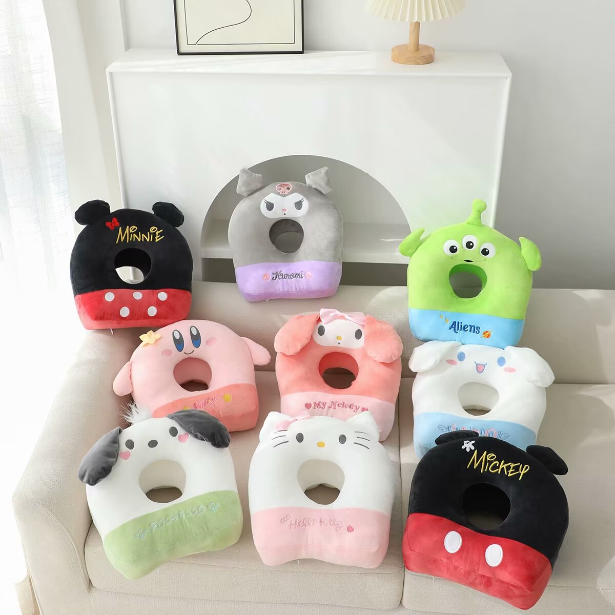 cartoon nap pillow cervical pillow office stomach sleeper pillow pillow neck pillow student portable lunch break pillow multifunctional pillow