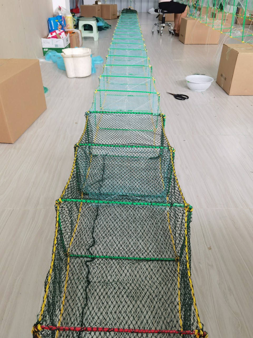 阳江珠海笼虾笼渔网鱼网自动捕鱼工具折叠抓鱼笼八爪笼捕虾河虾